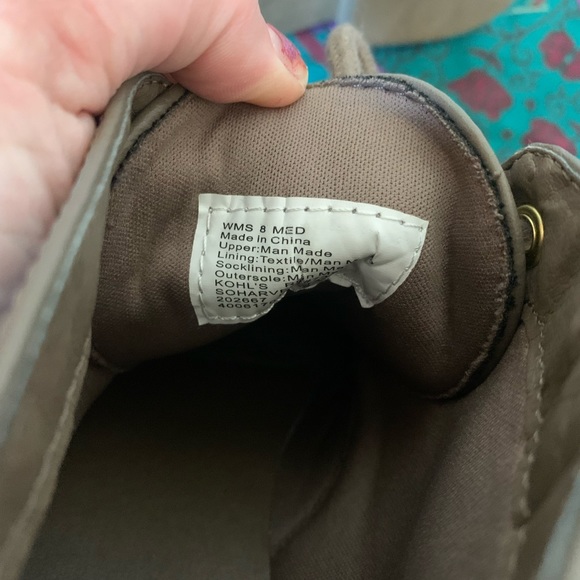 Lace up Booties sz 8 - Picture 4 of 4